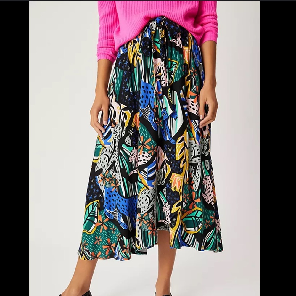 Masha Volnova Anthropologie Midi Skirt
